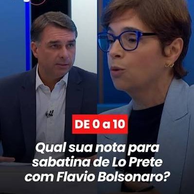 Renata Lo Prete aperta o cerco sobre Flávio Bolsonaro em sabatina na Globo.